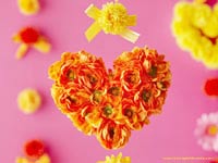 Immagini d'amore cuore fiori