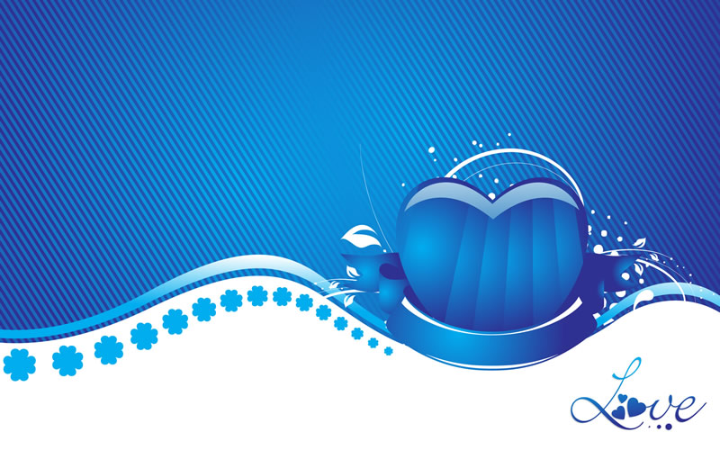 IMMAGINE D'AMORE CUORE AZZURRO