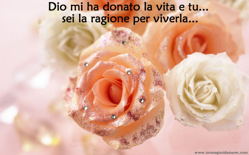 DEDICA D'AMORE CON ROSE