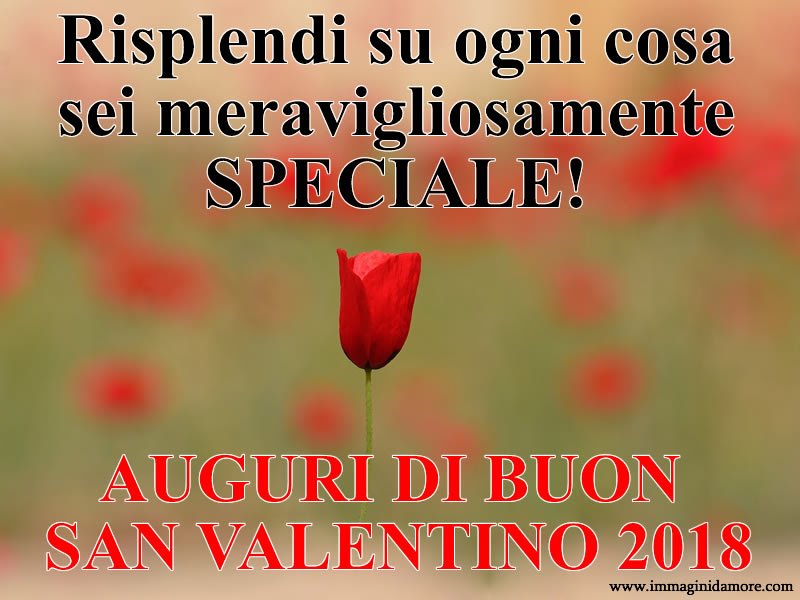 AUGURI DI BUON SAN VALENTINO 2018